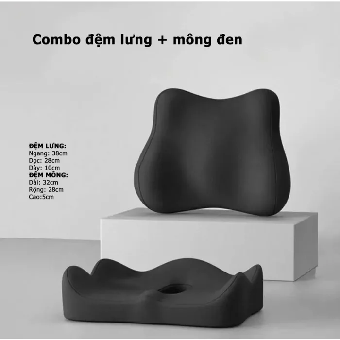 Đệm lưng văn phòng BATRM, Gối Tựa Lưng Ghế Hỗ Trợ Eo Nơi Làm Việc Học Tập,  Đệm lưng