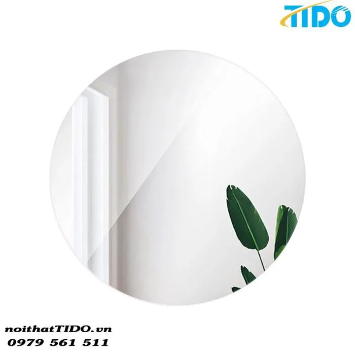 Gương Decor dáng tròn không viền, không đèn TI-G15