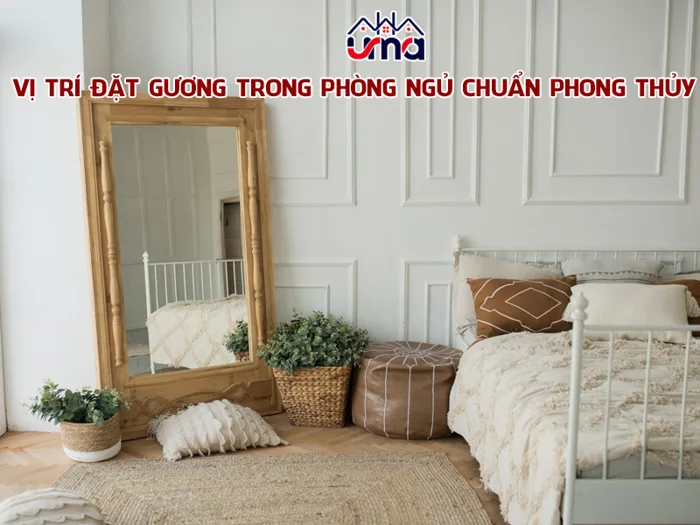 Những vị trí đặt gương trong phòng ngủ chuẩn phong thủy