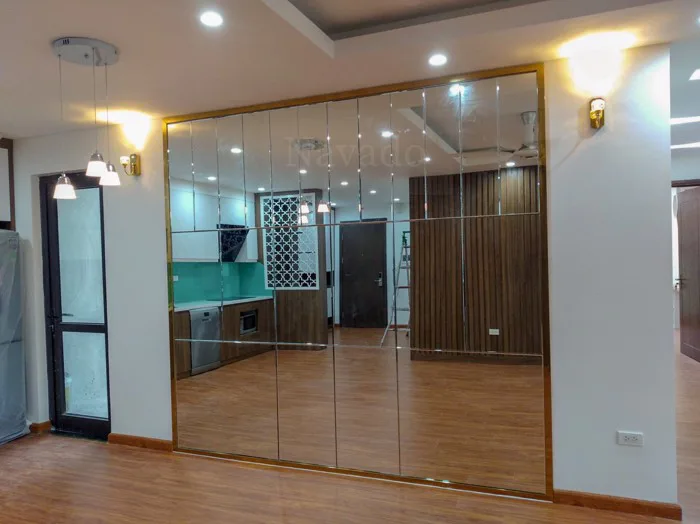 Bán gương ghép decor phòng ngủ