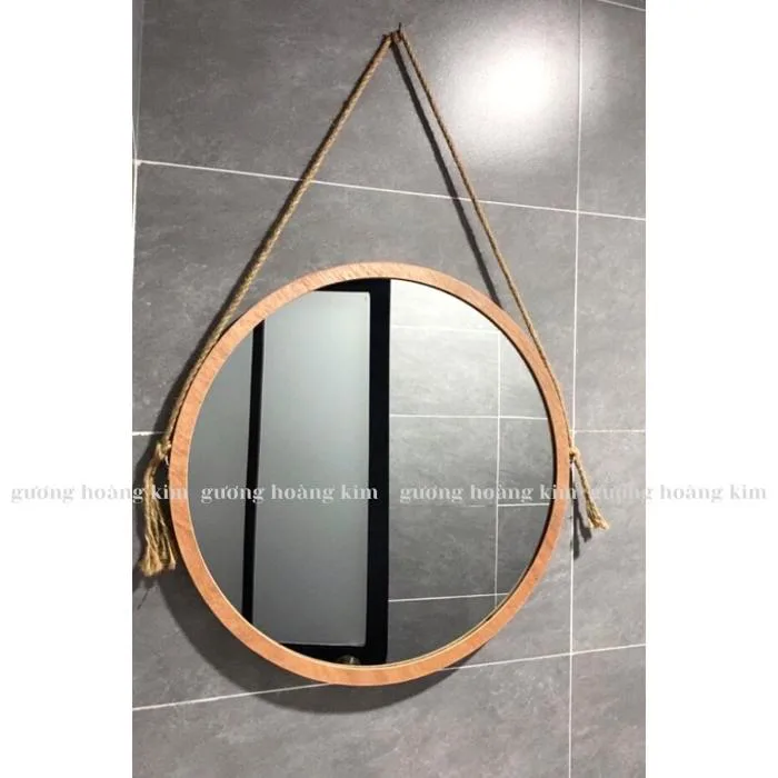 Gương Treo Tường Trang Trí, Gương Viền Gỗ Decor Full Phụ Kiện Kèm Dây Thừng Giá Rẻ Gương Treo Tường Trang Trí, Gương Viền Gỗ Decor Full Phụ Kiện Kèm Dây Thừng Giá Rẻ