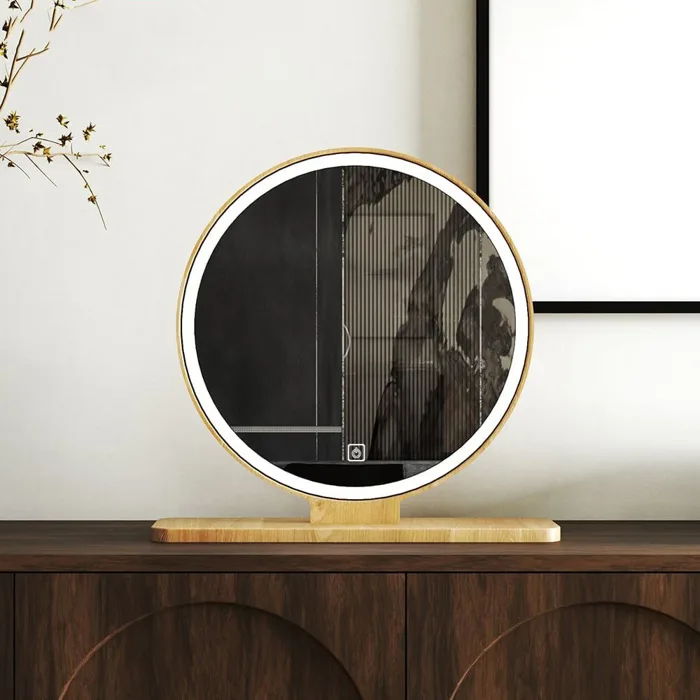 Gương Decor Hình Tròn Bàn Trang Điểm Cao Cấp Gương Decor Hình Tròn Bàn Trang Điểm Cao Cấp
