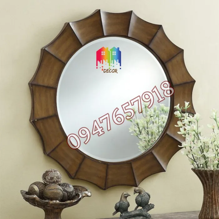 Mẫu Gương Tròn Decor Hot Nhất 2025 - K26 - Khung hoa văn Mẫu Gương Tròn Decor Hot Nhất 2025 - K26 - Khung hoa văn