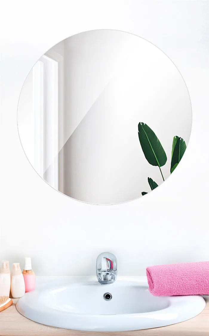 Gương Decor dáng tròn không viền, không đèn GTT 6002A Gương Decor dáng tròn không viền, không đèn GTT 6002A