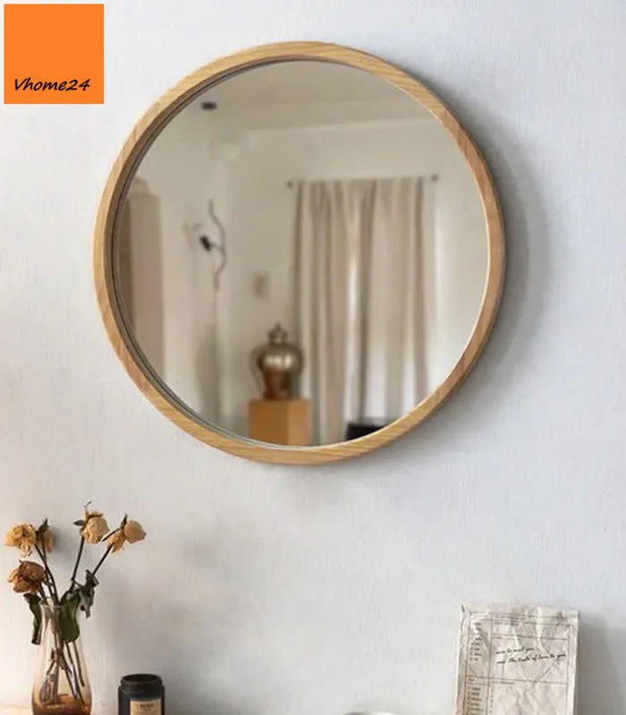 *GƯƠNG DECOR TRANG TRÍ TRÒN VIỀN GỖ NÂU GTR107WD | Vhome24-Thế giới gương soi online *GƯƠNG DECOR TRANG TRÍ TRÒN VIỀN GỖ NÂU GTR107WD | Vhome24-Thế giới gương soi online