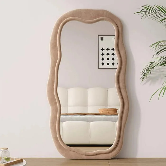 Gương Viền Nhung Soi Toàn Thân Decor Cao Cấp Dehome - DV7517A