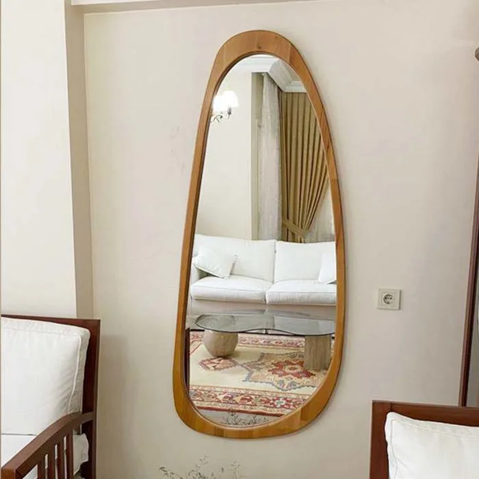 Gương Soi Toàn Thân Treo Tường Decor Khung Gỗ Tự Nhiên Cao Cấp Dehome -  DG617B