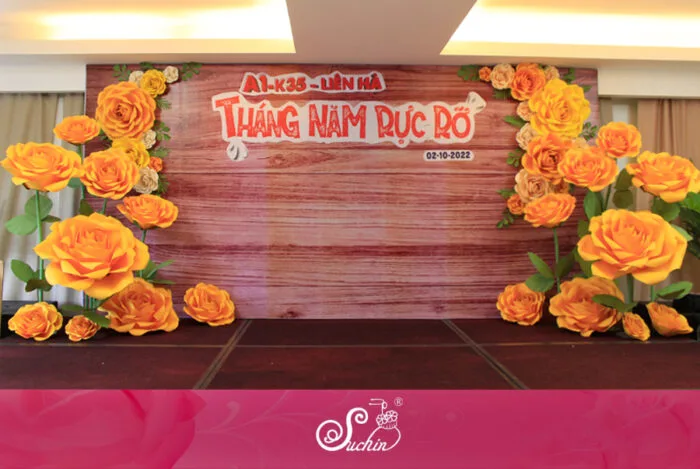 25 mẫu hoa giấy khổng lồ lộng lẫy - Xu hướng trang trí của năm 2022