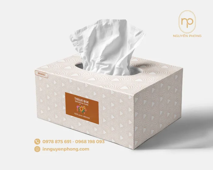In hộp khăn giấy: Nâng tầm giá trị sản phẩm khăn giấy