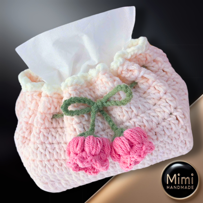 Móc Hộp Đựng Khăn Giấy Hoa Chuông Decore Nhà | Mimi Handmade