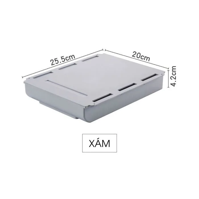 Ngăn kéo dưới bàn 25.5x20 cm gắn bàn làm việc hộc bàn rời văn phòng