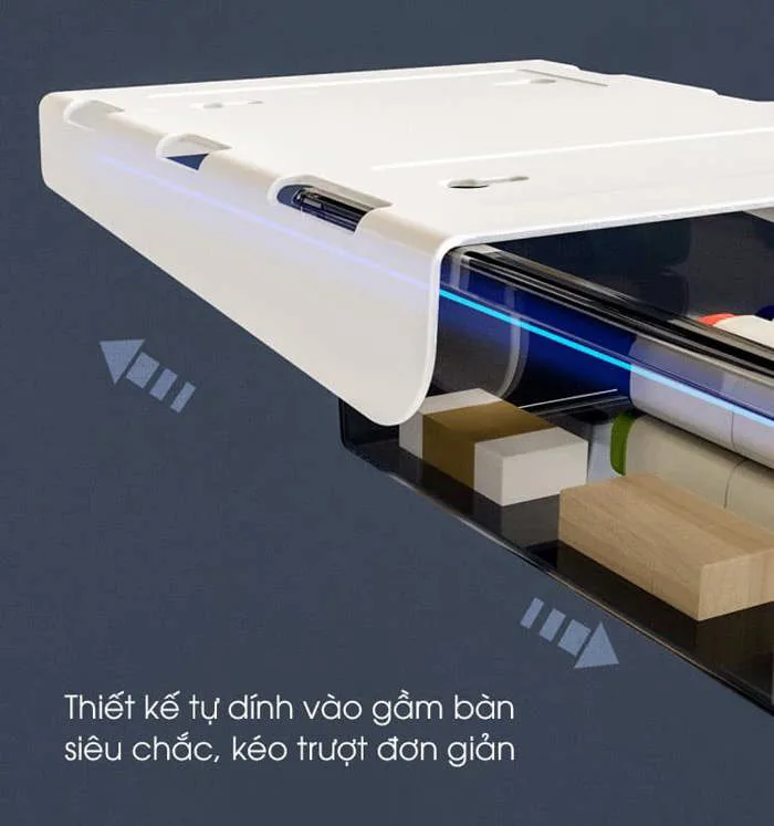 Hộp ngăn kéo dán dưới bàn làm việc FQ1071 | Flexhouse VN