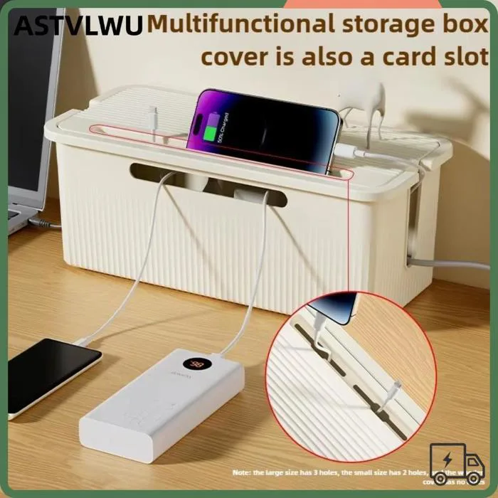 Hộp lưu trữ máy tính để bàn ASTVLWU, Hộp lưu trữ cáp đa năng sắp xếp dây, Hộp  quản lý ổ cắm điện bằng nhựa | Shopee Việt Nam