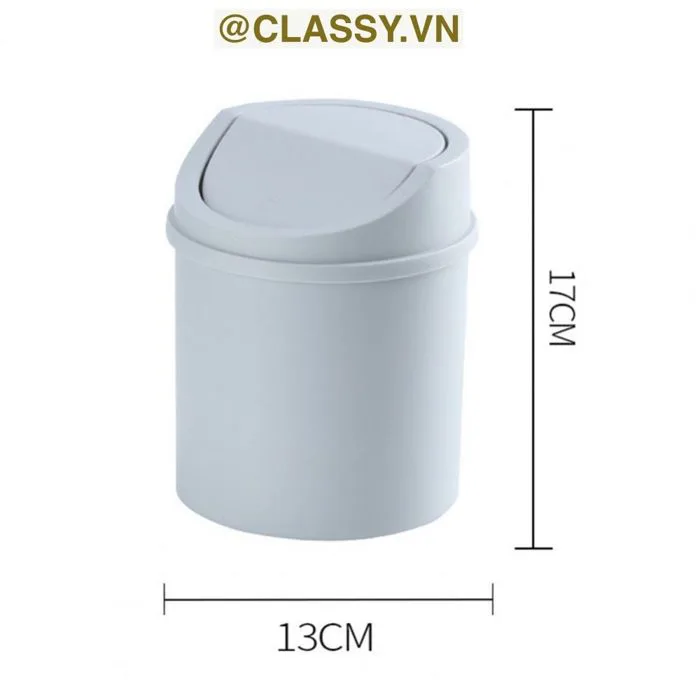 (THÙNG TRƠN) Thùng rác mini, hộp đựng nhỏ hình chiếc xô để bàn học bàn làm  việc có nắp đậy tiện lợi PK1732 [HÀNG ORDER 5-7 NGÀY | ÁP DỤNG ĐƠN TỪ 2 ...