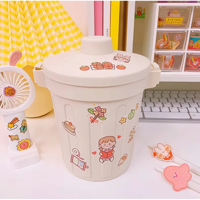 Thùng Rác Mini Để Bàn, Hộp Đựng Nhỏ Hình Xô Có Nắp Đậy – Tiện Lợi Cho Bàn  Học, Bàn Làm Việc | Shopee Việt Nam