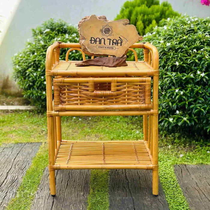 Kệ đầu giường trang trí phòng ngủ mây tre đan Kệ đầu giường trang trí phòng ngủ mây tre đan