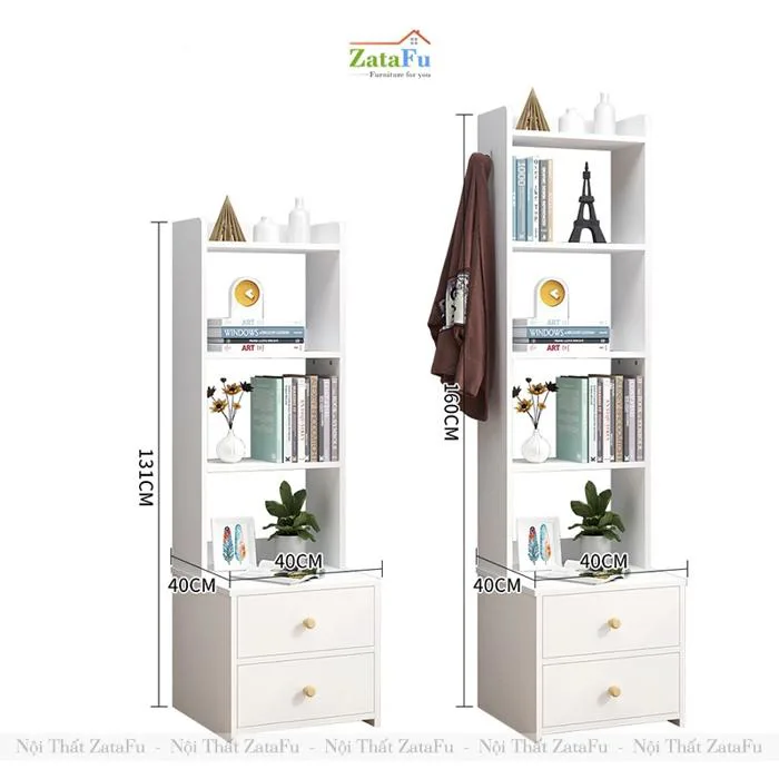 Tủ Đầu Giường Decor Nội Thất Phòng Ngủ 2 Ngăn Kéo Kèm Kệ Sách TDG-34 | ZataFu Tủ Đầu Giường Decor Nội Thất Phòng Ngủ 2 Ngăn Kéo Kèm Kệ Sách TDG-34 | ZataFu