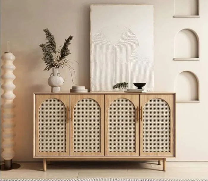 Tủ kệ decor Tk04 - Mộc mây decor