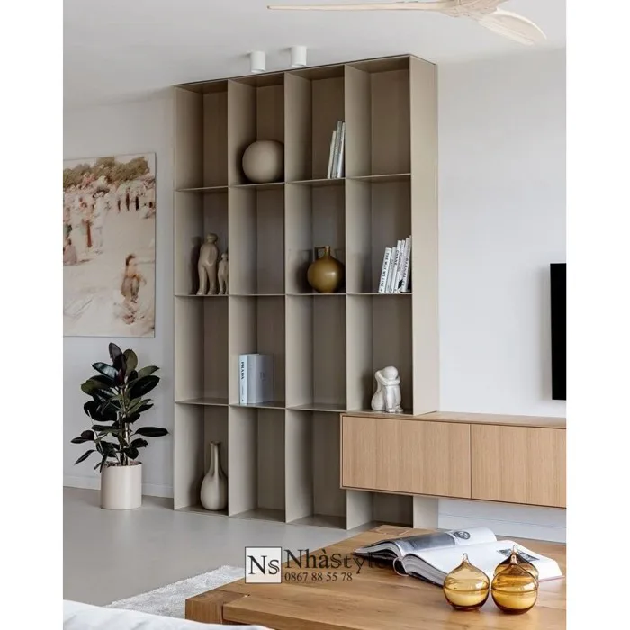 Kệ sách decor phòng khách 010S – Nhà Style Kệ sách decor phòng khách 010S – Nhà Style