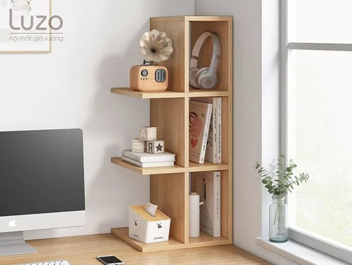 25+ Mẫu kệ sách mini để bàn làm việc giá rẻ TPHCM | Luzo
