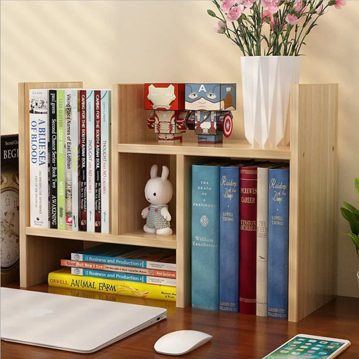 Kệ sách mini bằng gỗ, để trên bàn làm việc hoặc bàn học. Hàng tự lắp ghép  đa năng, thông minh. Gồm 3 màu đẹp hiện đại.
