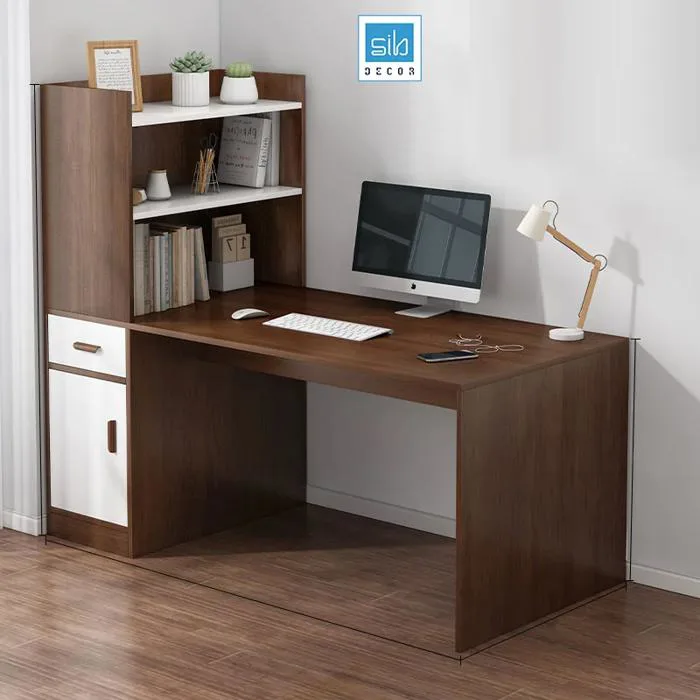 Bàn Học Kết Hợp Kệ Sách Để Phòng Ngủ, Bàn Làm Việc BLV03