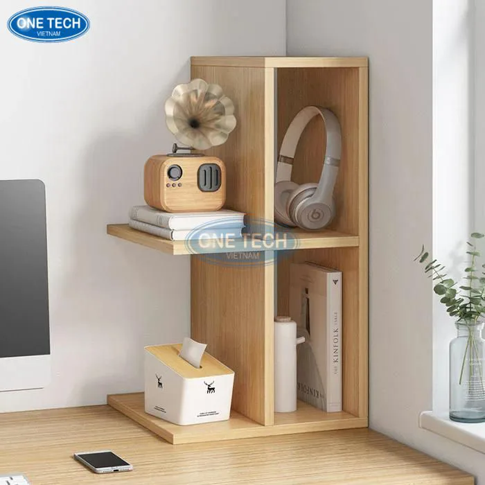 Gợi ý 10+ mẫu kệ decor bàn học tiện ích, thông minh nhất