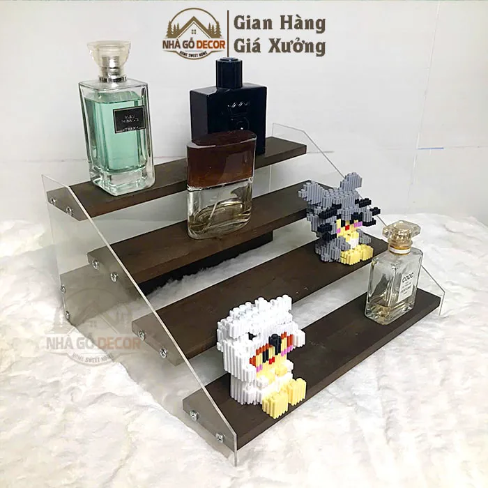 Kệ mica trưng bày mô hình nhiều tầng giá tốt tại xưởng. Cung cấp sỉ & lẽ