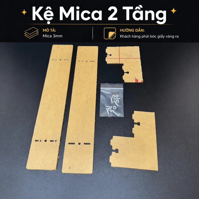 [MICA 3mm]Kệ Mica Bậc Thang 2-3-4-5 Tầng Trong Suốt Cao Cấp Khay Trưng Bày  Mỹ Phẩm, Skincare, Đồ Lưu Niệm, Mô Hình Decor