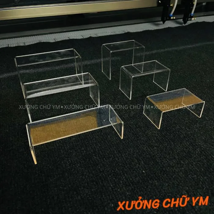 Kệ Mica Chữ U Trong Suốt Cao Cấp Dày 3mm – Trưng Bày Sản Phẩm Livestream Mỹ  Phẩm, Phụ Kiện - YM Decor
