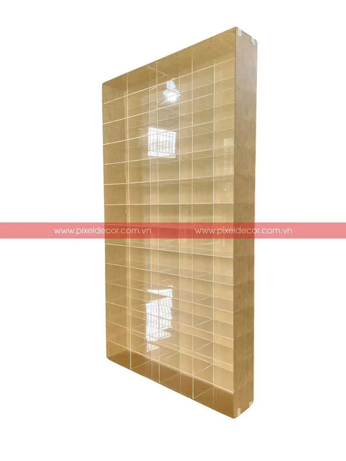 Kệ Trưng Bày Nhiều Ngăn Bằng Mica - CÔNG TY TNHH SẢN XUẤT THƯƠNG MẠI PIXEL  DECOR