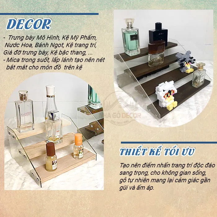 Kệ trưng bày mỹ phẩm giá tốt tại xưởng. Cung cấp sỉ-lẻ, nhiều kích thước