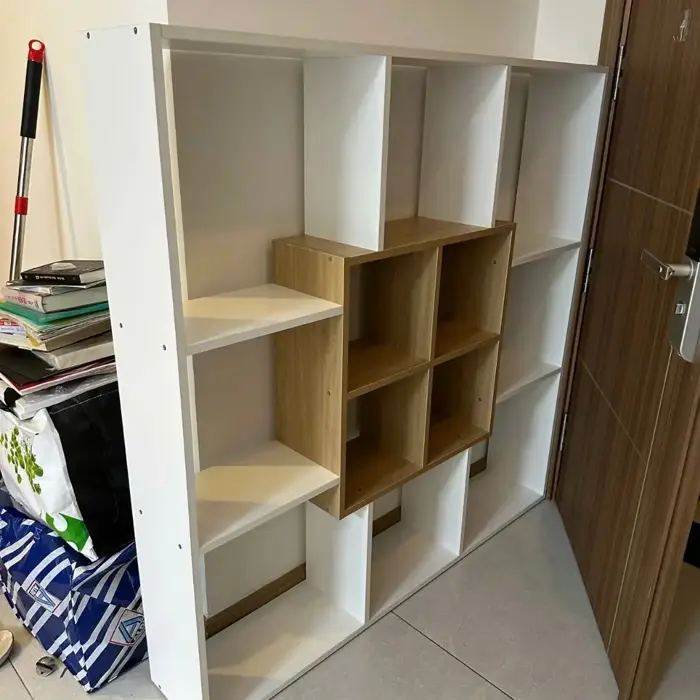 Kệ Sách Decor Phòng Khách Hiện Đại Mantasa – Tiga0188 - Tiga Decor