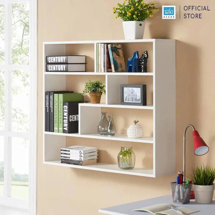 Kệ Sách Treo Tường Hình Chữ Nhật Lớn KT171