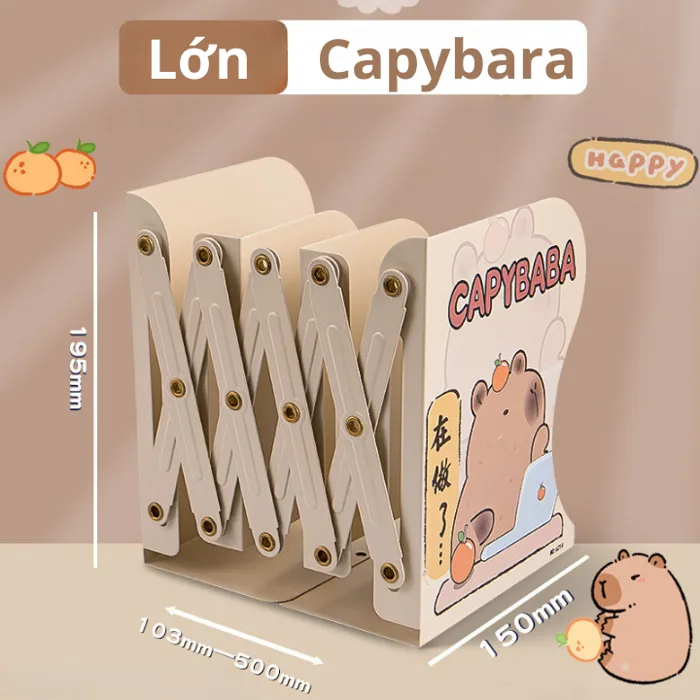 Kệ sách để bàn đa năng gấp gọn thiết kế 3 ngăn bằng thép dày 0,9mm chịu lực tốt chắc chắn tiện lợi an toàn khi sử dụng
