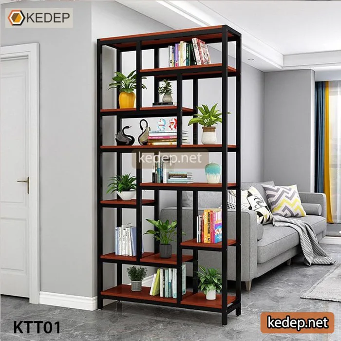 Kệ Vách Ngăn Phòng Khách Chung Cư, Văn Phòng Làm Việc | Kệ Đẹp