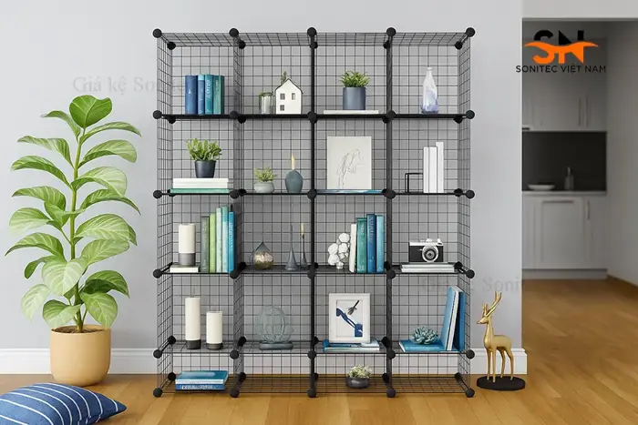 Kệ lưới sắt lắp ghép đa năng - Giá kệ Sonitec
