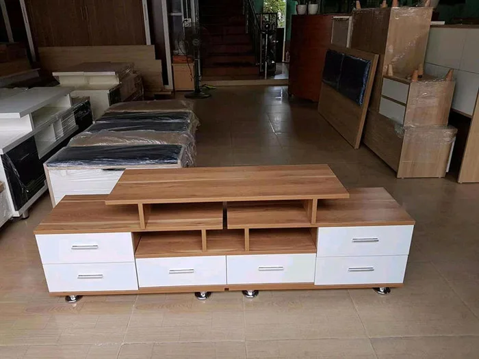 Kệ tivi gỗ công nghiệp dành cho phòng khách gia đình GHT-315 Kệ tivi gỗ công nghiệp dành cho phòng khách gia đình GHT-315