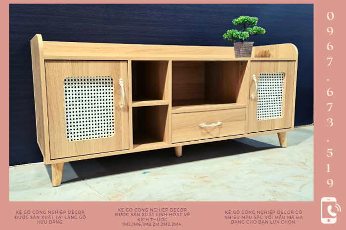 Kệ Tivi Gỗ Công Nghiệp MDF 01 – Nội Thất Hữu Bằng Kệ Tivi Gỗ Công Nghiệp MDF 01 – Nội Thất Hữu Bằng