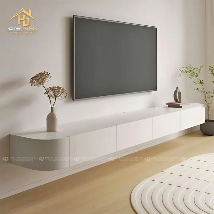 Kệ Tivi Treo Tường Màu Trắng Hiện Đại Giá Xưởng