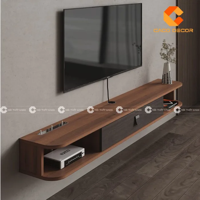 50+ Ý tưởng thiết kế kệ tivi treo tường phòng khách đẹp