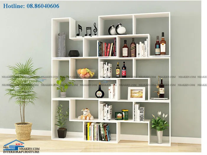Kệ trang trí phòng khách NKTTP1 Kệ trang trí phòng khách NKTTP1