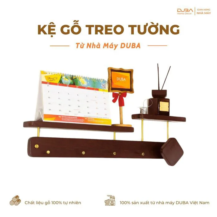 Kệ gỗ treo tường Decor