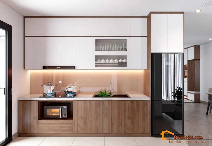 Mẫu Tủ Bếp Gỗ Công Nghiệp Hiện Đại Cao Cấp - LG-TB102: Đẹp Hoàn Hảo Từ Màu Sắc Đến Thiết Kế Mẫu Tủ Bếp Gỗ Công Nghiệp Hiện Đại Cao Cấp - LG-TB102: Đẹp Hoàn Hảo Từ Màu Sắc Đến Thiết Kế
