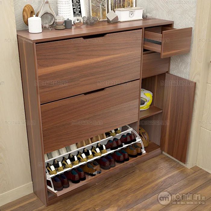 Tủ giày dép cánh lật thông minh TUG-33