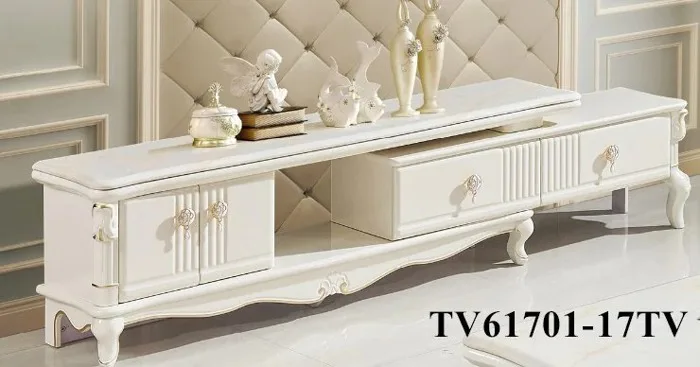 Combo Bàn Trà Kệ Tivi Tân Cổ Điển Nhập Khẩu GR701 - Nội Thất Greenfurni