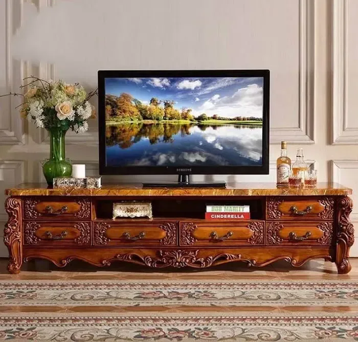 Top 15 mẫu kệ tivi tân cổ điển đẹp nhất cho phòng khách - thegioisofa.com