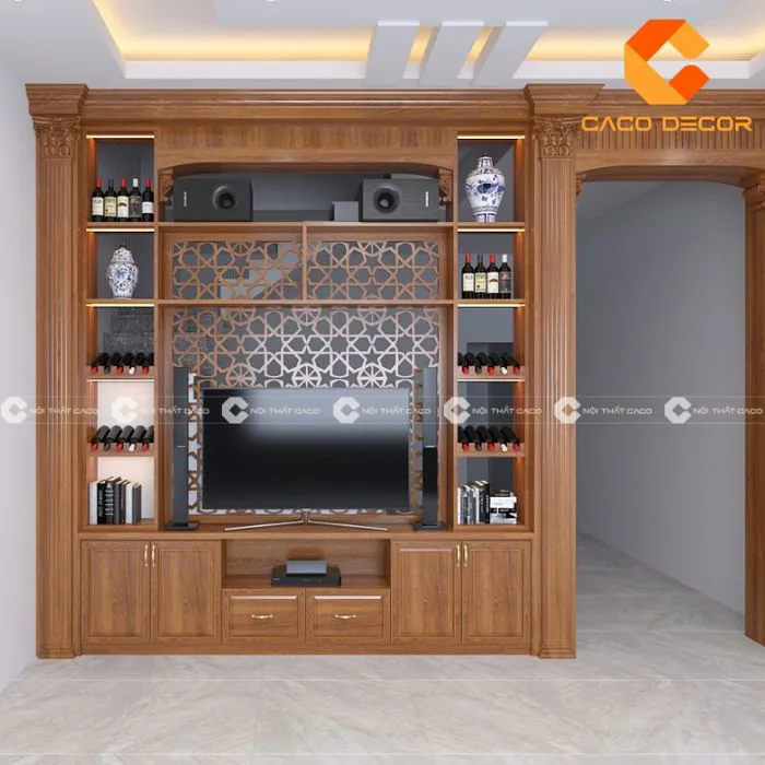 99+ mẫu vách ngăn phòng khách và bếp đẹp không thể rời mắt
