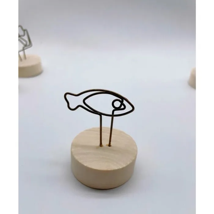 Kẹp gỗ, kẹp ảnh đế gỗ Decor bàn học, bàn làm việc, kẹp giấy ghi chú, trang  trí bàn xinh xắn