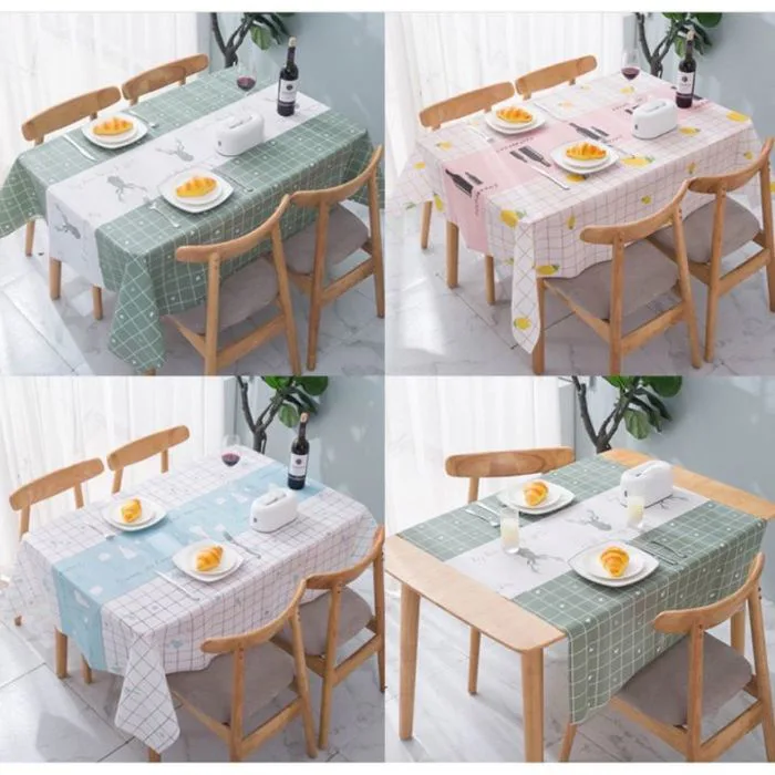 Khăn trải bàn decor nhựa PVC không thấm nước lót bàn ăn TRANG NHÃ ABB120 |  Lazada Việt Nam